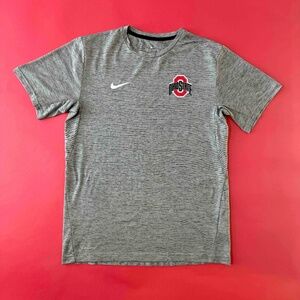 Ohio State Heathered Gray Dri-Fit Tee